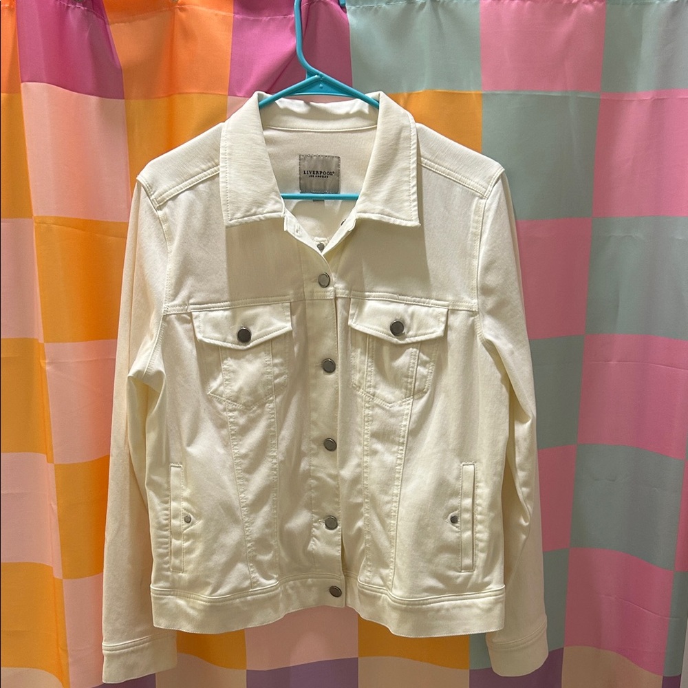 Liverpool Off-White Denim Jacket